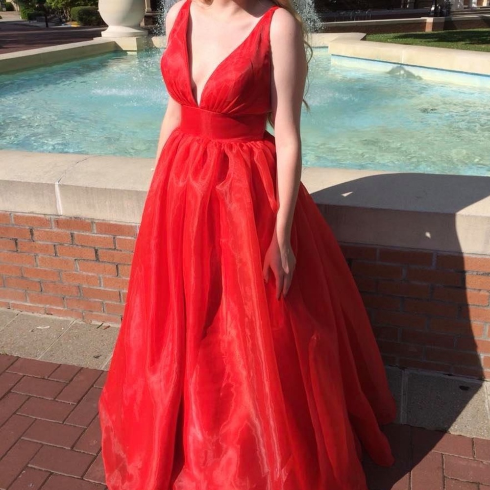 Red Ballgown